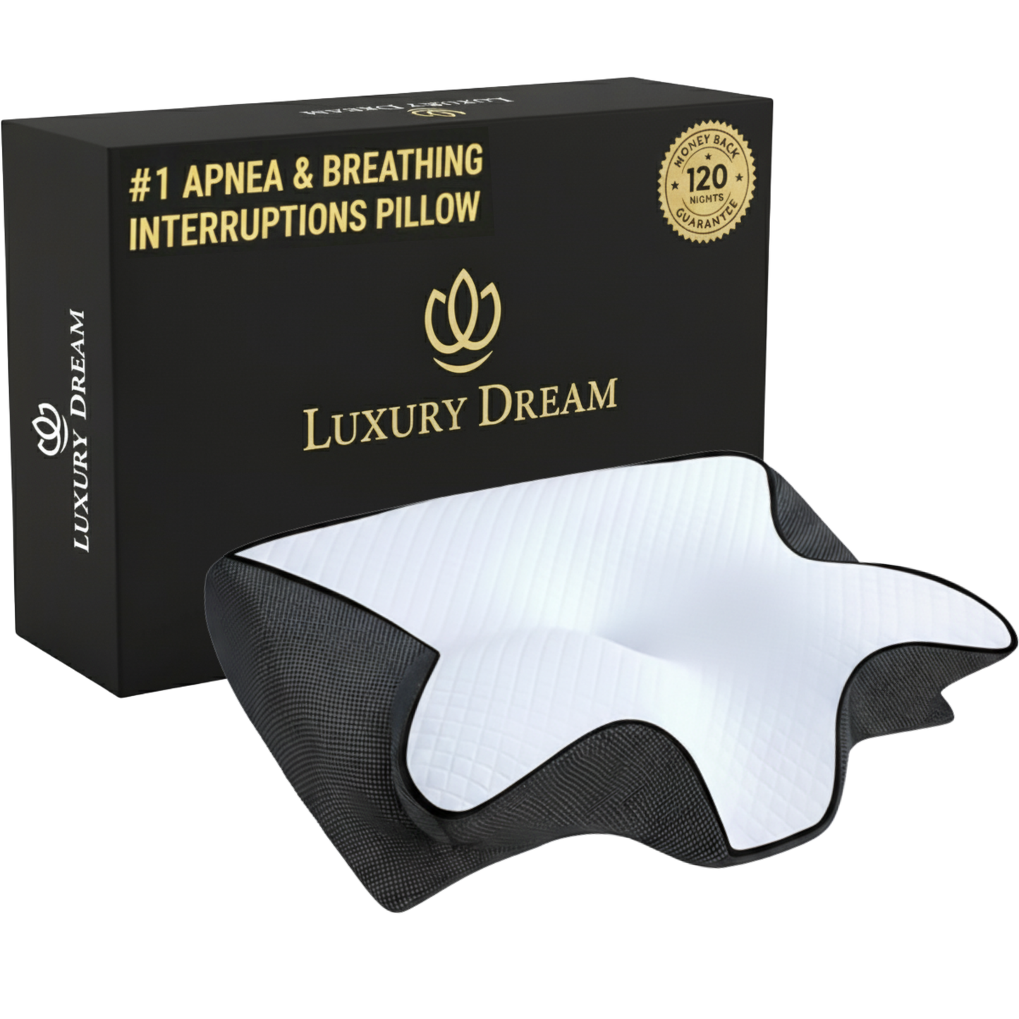 Luxury Dream ™ Sleep Apnea & Breathing interruptions Pillow