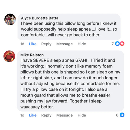 Luxury Dream ™ Sleep Apnea & Breathing interruptions Pillow