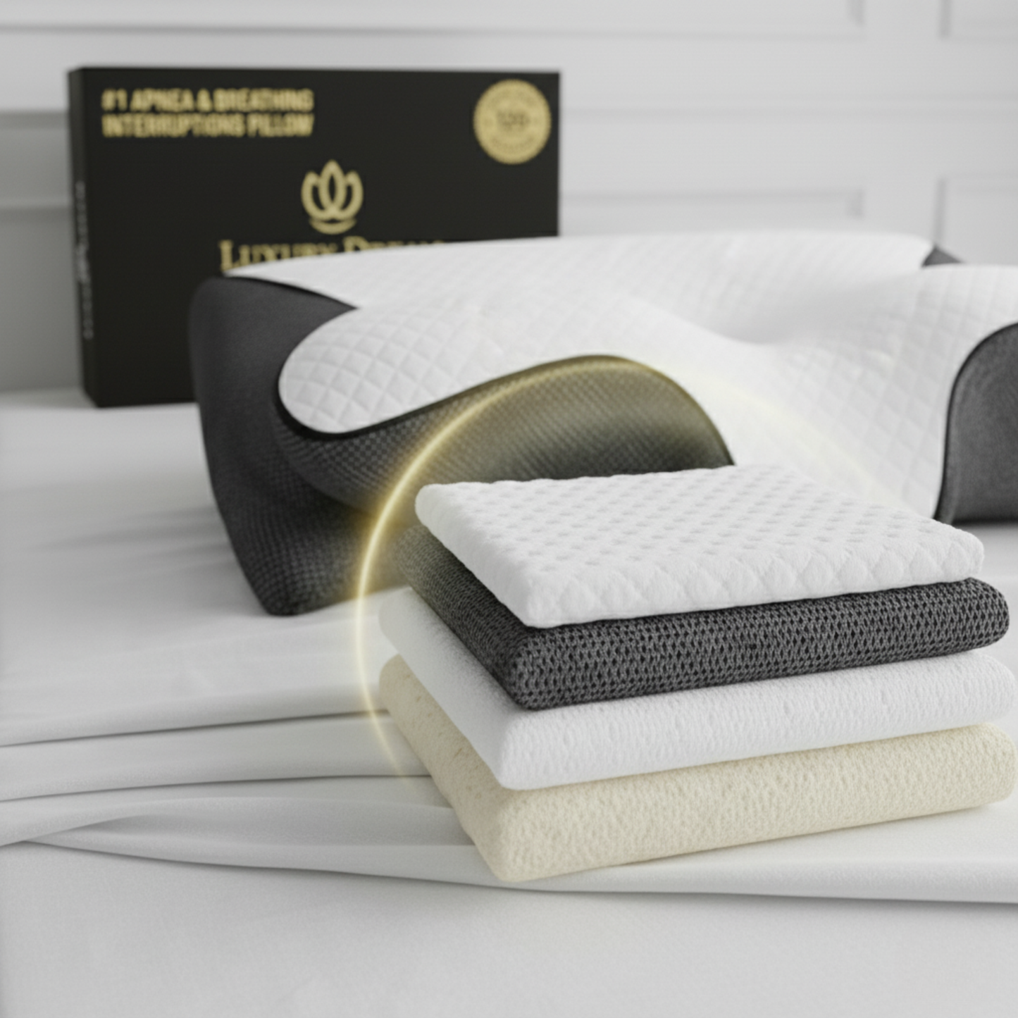 Luxury Dream ™ Sleep Apnea & Breathing interruptions Pillow