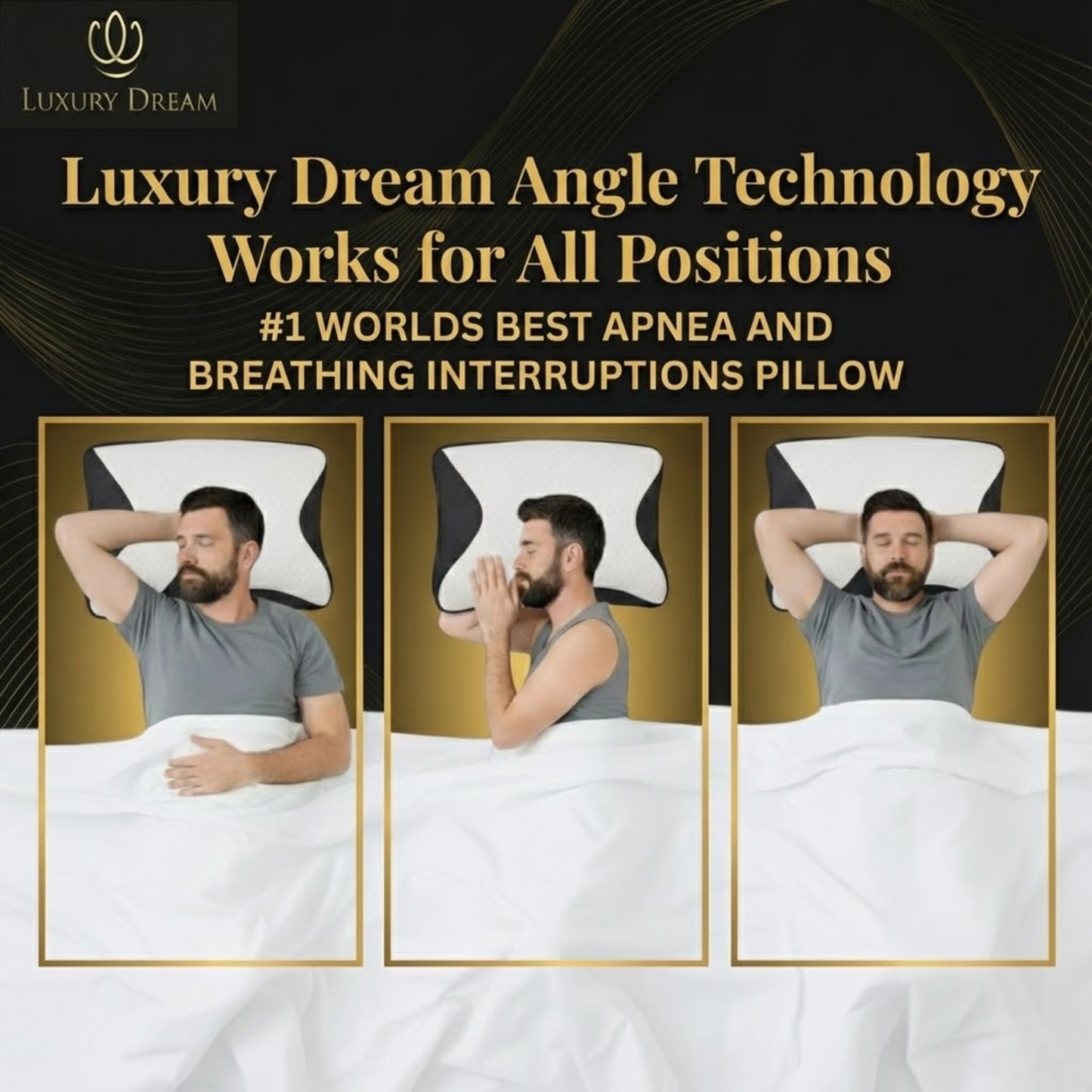 Luxury Dream ™  Angle Technology Pillow
